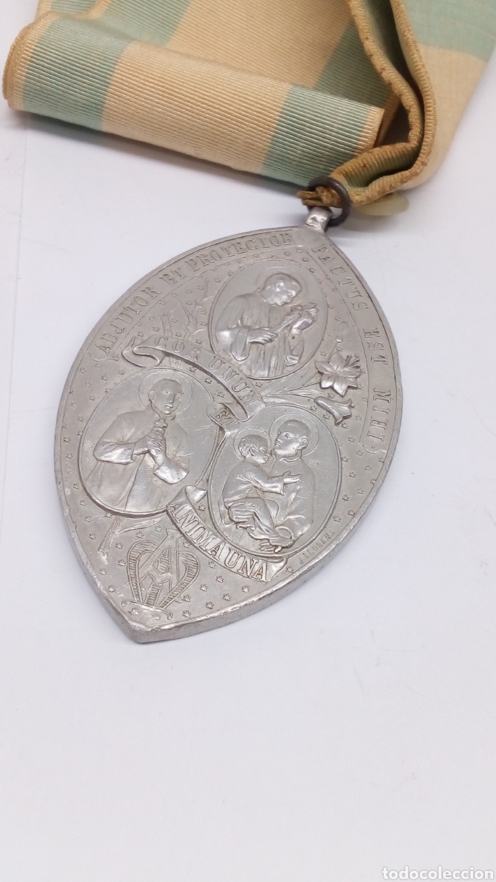 Antig&uuml;edades: Medalla religiosa-Mariana - Foto 3