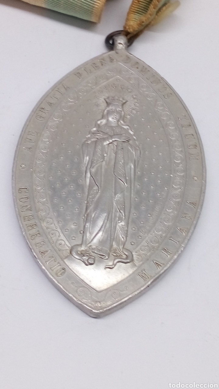 Antig&uuml;edades: Medalla religiosa-Mariana - Foto 1
