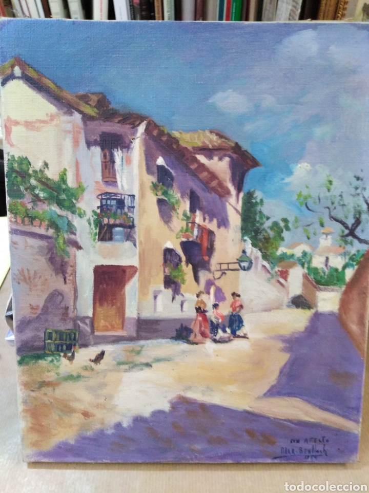 Antig&uuml;edades: Lienzo sin marc&oacute; - PILAR BENLLOCH, 1954 - Foto 1