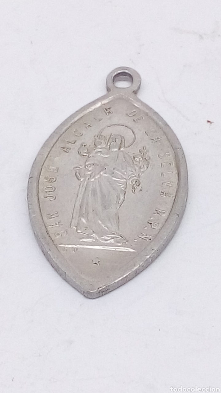Antig&uuml;edades: Medalla religiosa metal - Foto 1