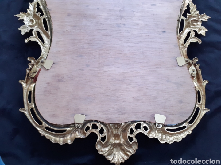 Antig&uuml;edades: PRECIOSA CORNUCOPIA DE BRONCE CON ESPEJO. GRAN TAMA&Ntilde;O. - Foto 6
