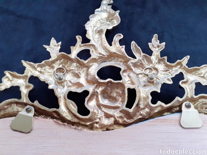 Antig&uuml;edades: PRECIOSA CORNUCOPIA DE BRONCE CON ESPEJO. GRAN TAMA&Ntilde;O. - Foto 7
