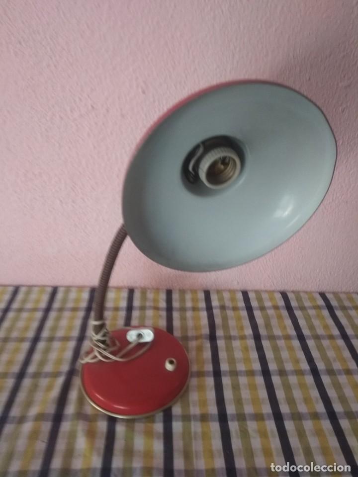 Antig&uuml;edades: Lampara esmaltada vintage - Foto 1