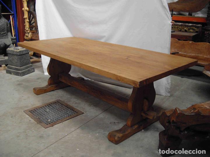 Antig&uuml;edades: MESA PASADOR GRANDE - Foto 2