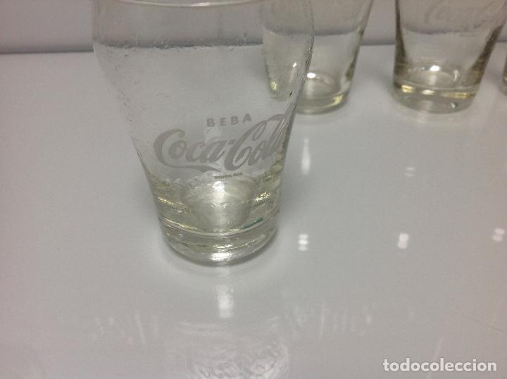 Antig&uuml;edades: Lote Antiguos vasos de Coca Cola - Foto 2
