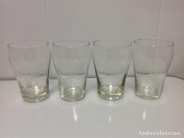 Antig&uuml;edades: Lote Antiguos vasos de Coca Cola - Foto 3