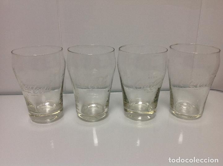 Antig&uuml;edades: Lote Antiguos vasos de Coca Cola - Foto 1