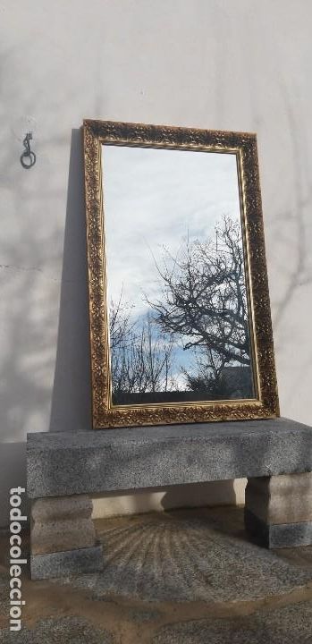 Antig&uuml;edades: Espejo policromado - Foto 3