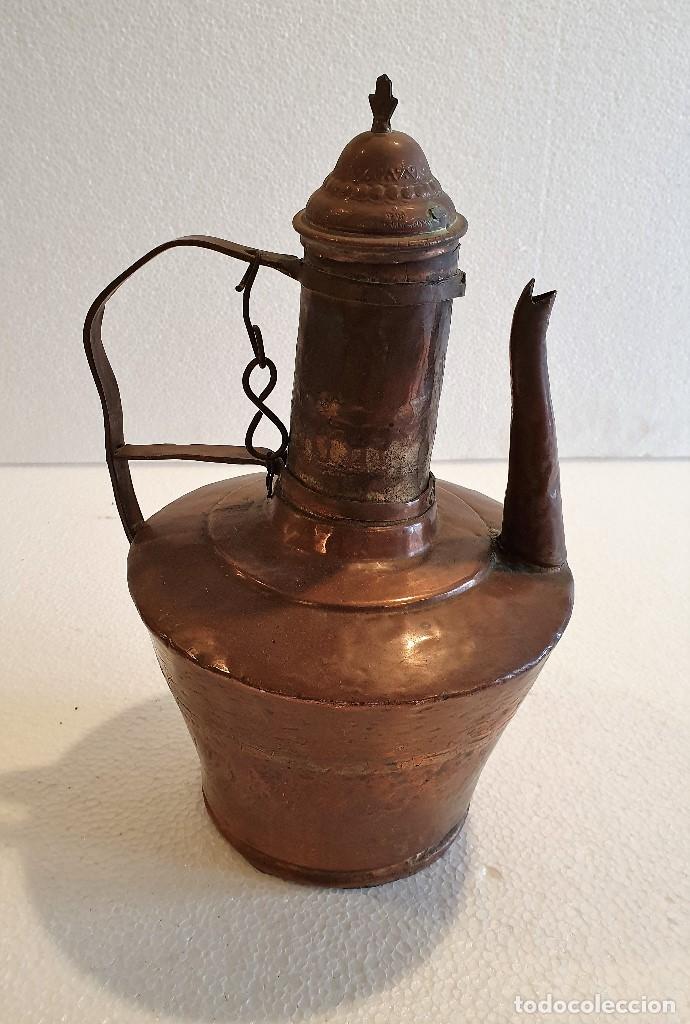Antig&uuml;edades: -TETERA DE COBRE - Foto 1
