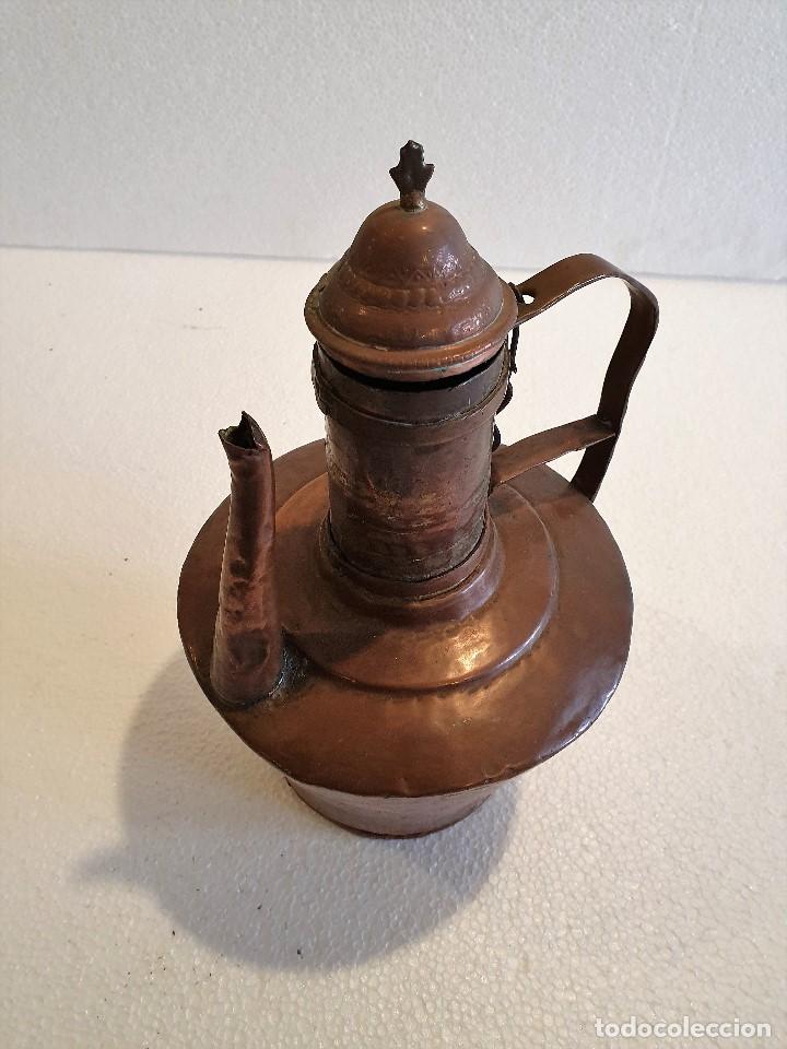 Antig&uuml;edades: -TETERA DE COBRE - Foto 2