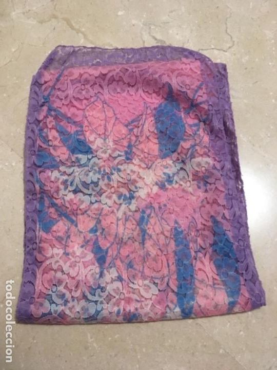 Antig&uuml;edades: FOULARD DE POLIAMIDA - Foto 3