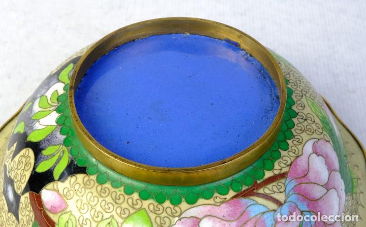 Antig&uuml;edades: Cuenco chino en esmalte de Cloisson&eacute; - Foto 2
