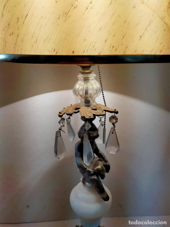 Antig&uuml;edades: LAMPARA DE SOBREMESA EN BRONCE Y MARMOL - Foto 19