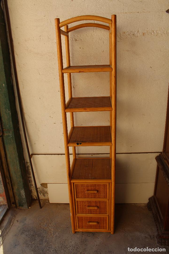 estanteria vintage de bambú - Buy Antique shelves on todocoleccion