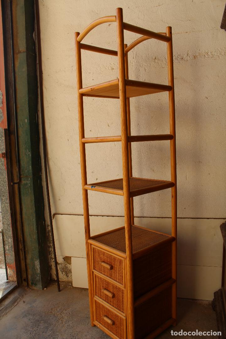 estanteria vintage de bambú - Buy Antique shelves on todocoleccion