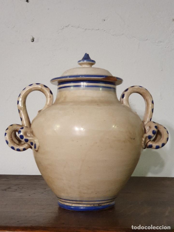 Antig&uuml;edades: ANTIGUO JARRON CERAMICA - Foto 3