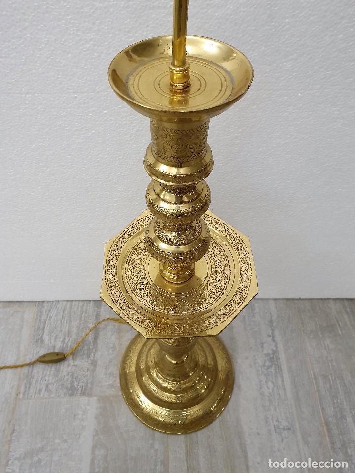 Antig&uuml;edades: HACHERO LAMPARA DE BRONCE - Foto 1