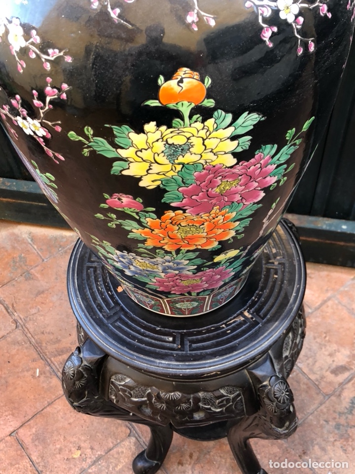 Antigüedades: Magnifico jarrón chino antiguo, buen tamaño - Foto 3 - 192446422