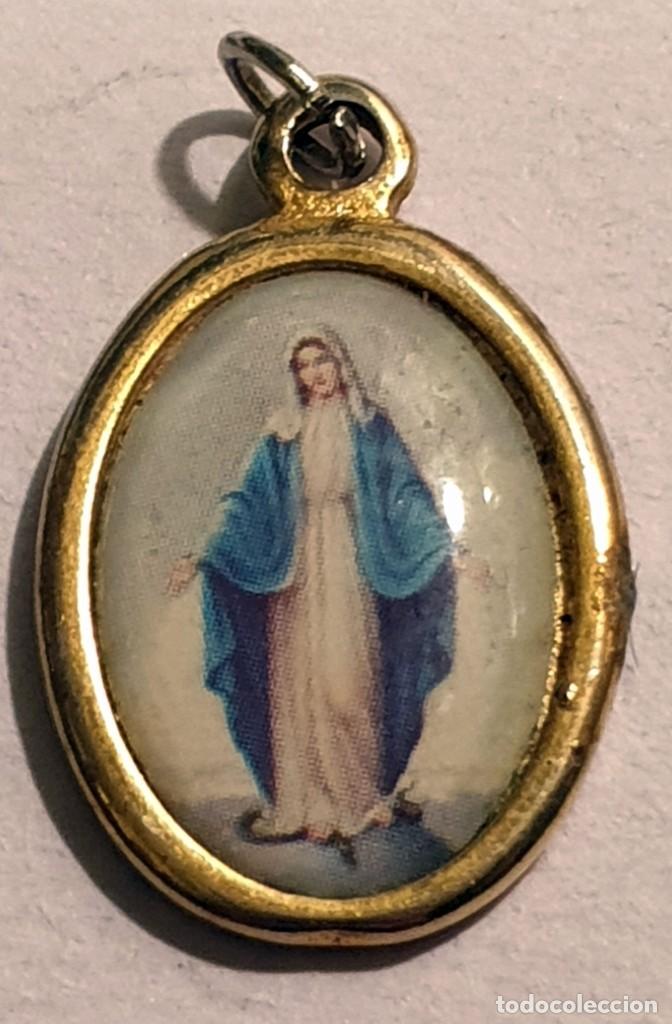 Antig&uuml;edades: ANTIGUA MEDALLA - VIRGEN MARIA - Foto 1