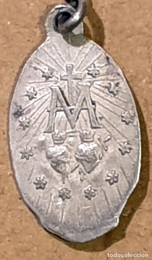Antig&uuml;edades: ANTIGUA MEDALLA RELIGIOSA - Foto 2