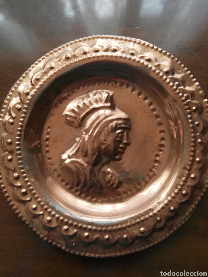 Antig&uuml;edades: Plato cobre. - Foto 2