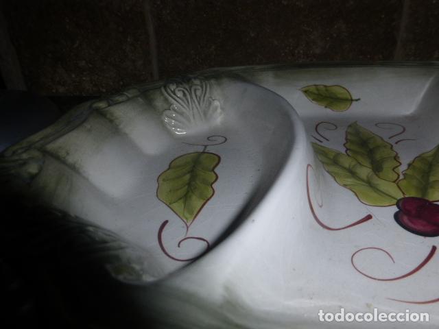 Antig&uuml;edades: BANDEJA DE CERAMICA CON DIFERENTES COMPARTIMENTOS. - Foto 5
