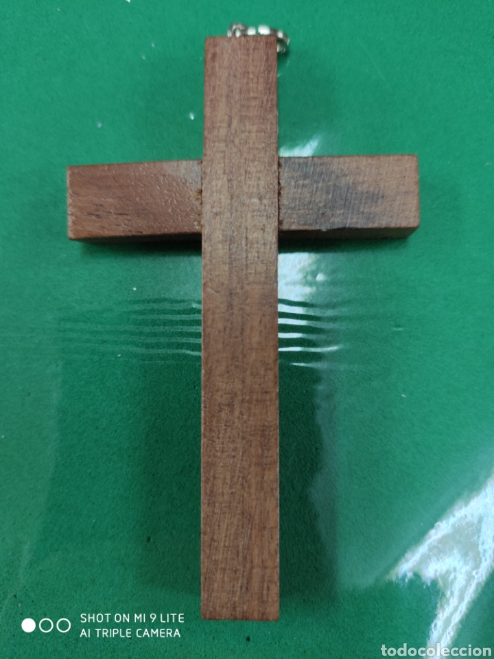 Antig&uuml;edades: Cruz de madera 8*5 - Foto 2