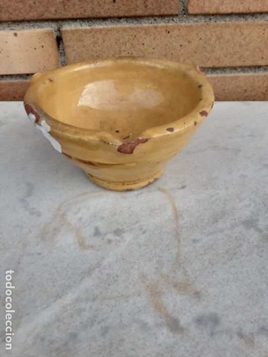 Antig&uuml;edades: Mortero ceramica vidriada - Foto 2