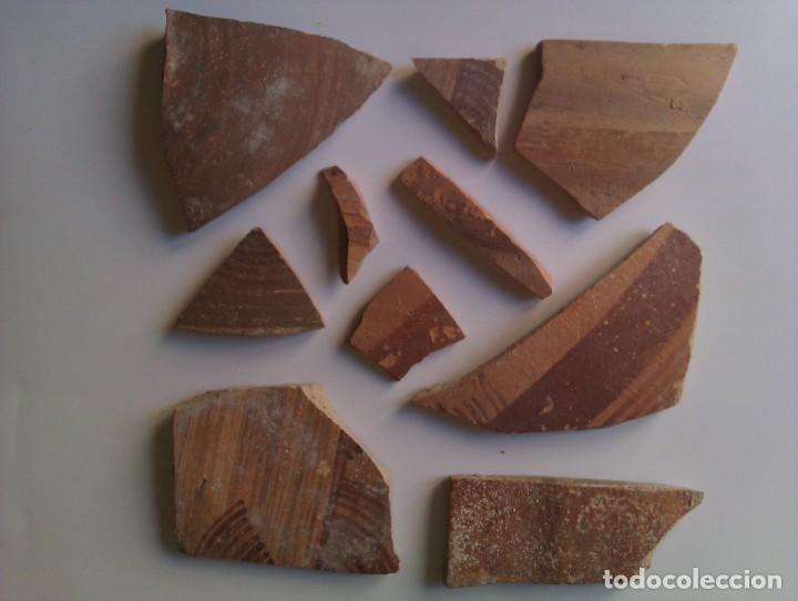 Antig&uuml;edades: LOTE DE 10 FRAGMENTOS DE CERAMICA IBERICA PINTADA. Procedancia Alt MIllars.