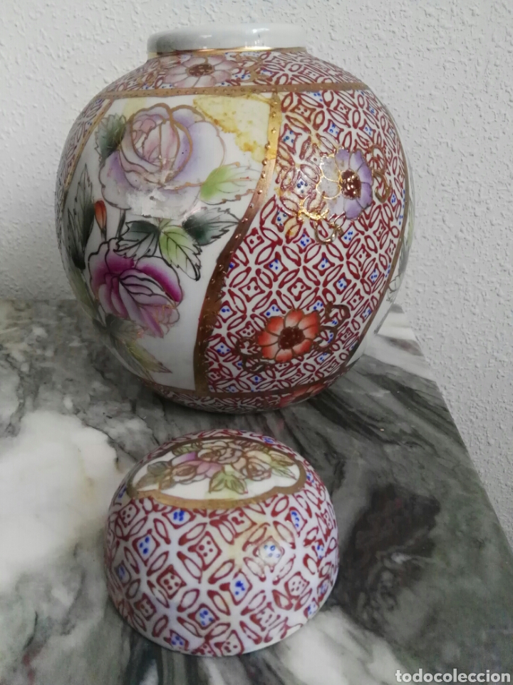Antig&uuml;edades: Tibor porcelana. - Foto 3