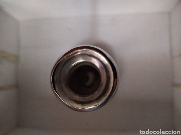 Antig&uuml;edades: Candelabro para vela de plata - Foto 2