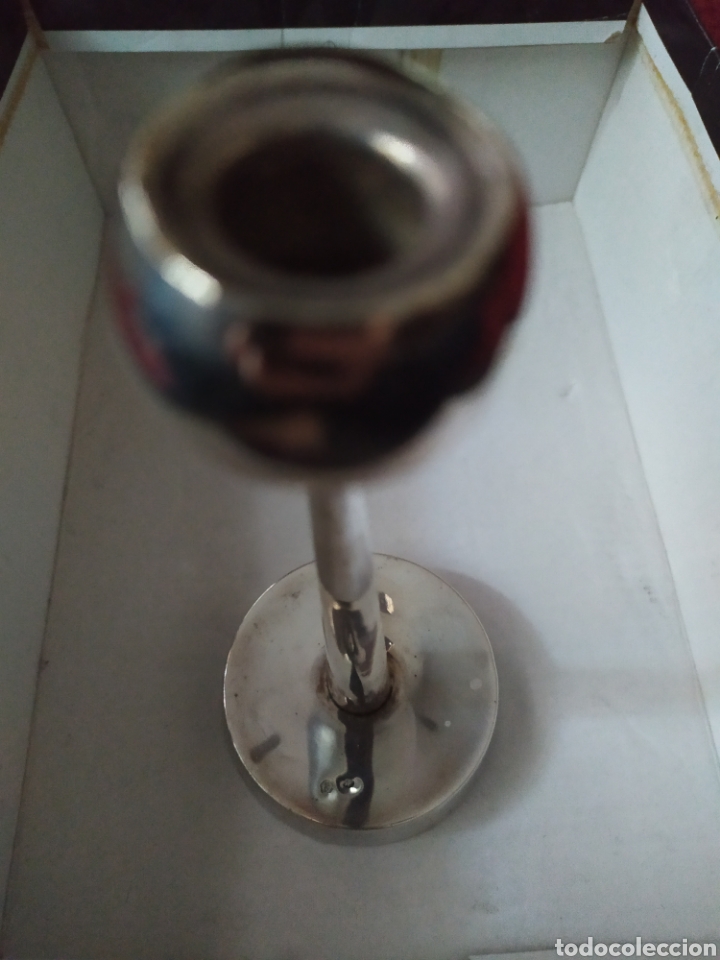 Antig&uuml;edades: Candelabro para vela de plata - Foto 3