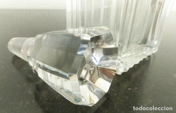 Antig&uuml;edades: LICORERA DE CRISTAL TALLADO Y PLATA. - Foto 8