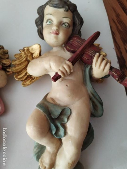 Antig&uuml;edades: Pareja de angelitos - Foto 2