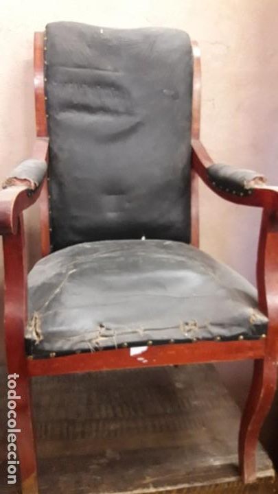 Antig&uuml;edades: Sillon respald&oacute; alto - Foto 3