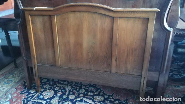 Antig&uuml;edades: CABECERO Y PIECERO DE CAMA - Foto 3