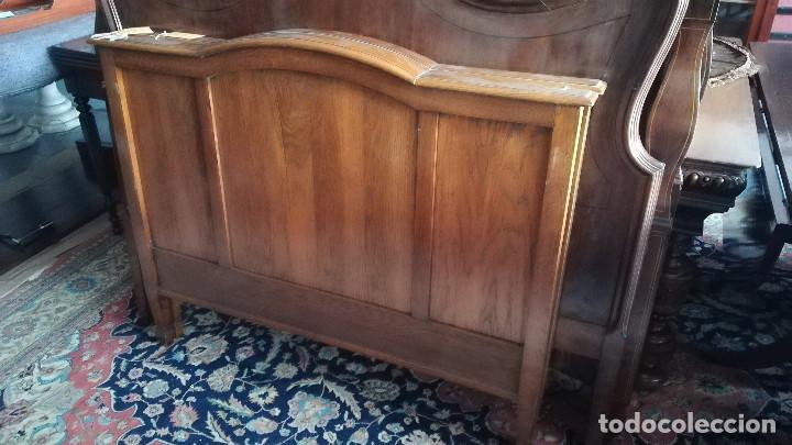 Antig&uuml;edades: CABECERO Y PIECERO DE CAMA - Foto 4