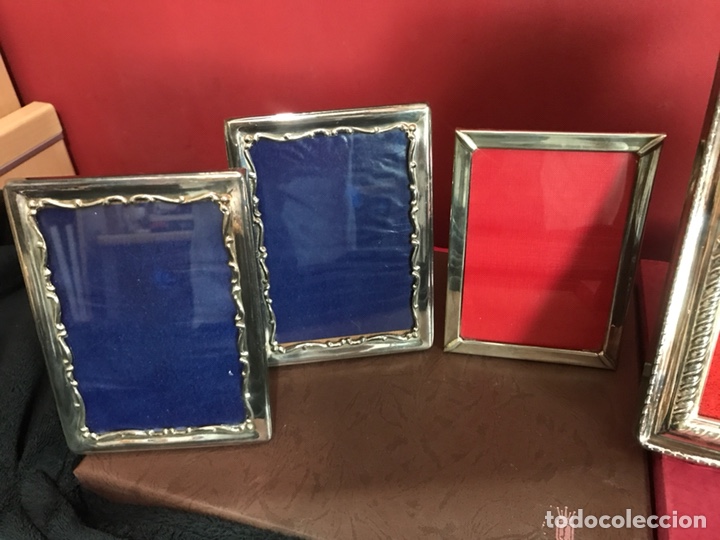 Antig&uuml;edades: Colecci&oacute;n 5 marcos de alpaca - Foto 2