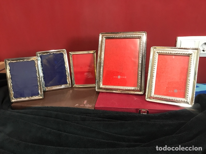 Antig&uuml;edades: Colecci&oacute;n 5 marcos de alpaca - Foto 1