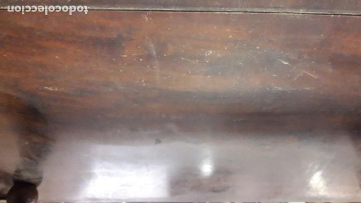 Antig&uuml;edades: Mesa de despacho con barandilla - Foto 5