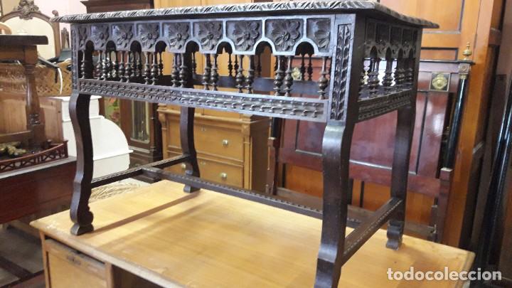 Antig&uuml;edades: Mesa siglo XIX  torneada - Foto 1