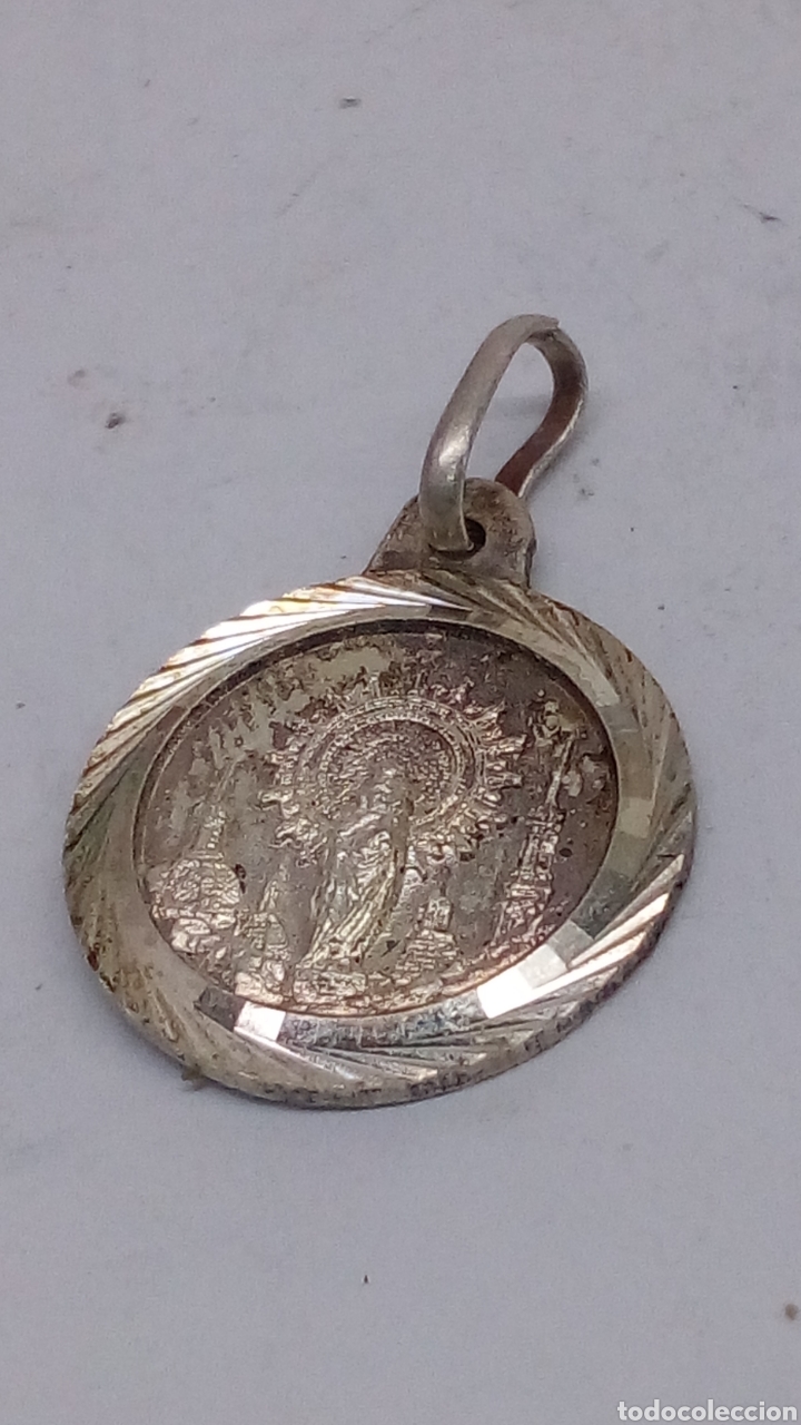 Antig&uuml;edades: Medalla de plata religiosa - Foto 1