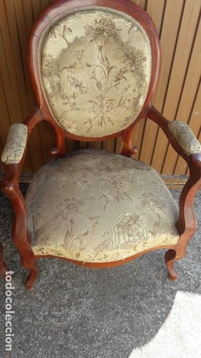 Antig&uuml;edades: Pareja sillones Isabelinos - Foto 3
