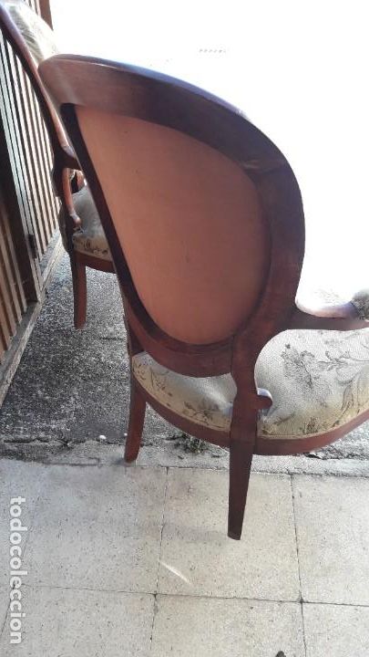Antig&uuml;edades: Pareja sillones Isabelinos - Foto 6