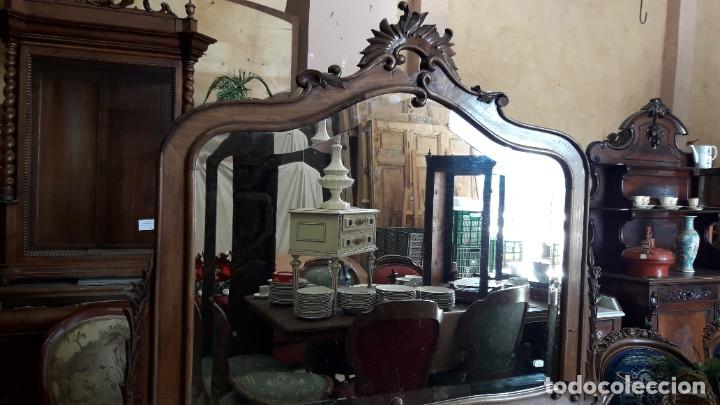Antig&uuml;edades: Lavabo de nogal y marmol - Foto 4