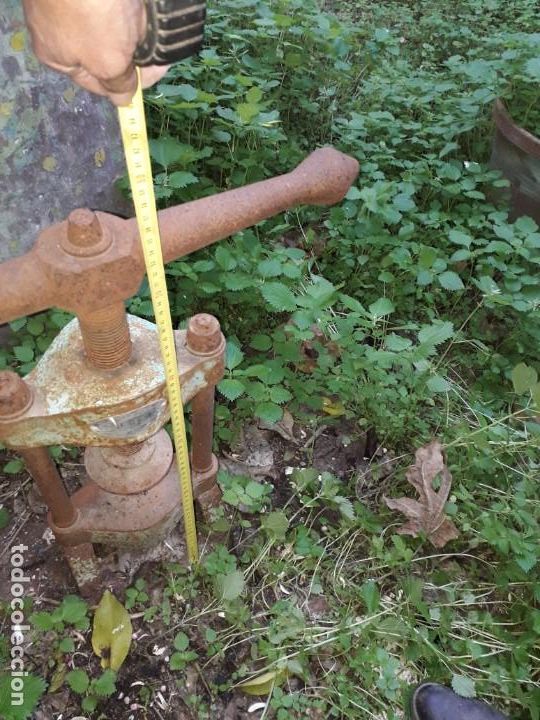 Antig&uuml;edades: Prensa para comprobar el rendimiento de aceitunas - Foto 3