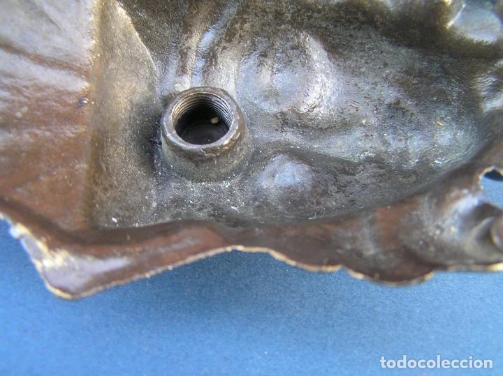 Antig&uuml;edades: APLIQUE DE LAT&Oacute;N.ROSTRO. - Foto 8