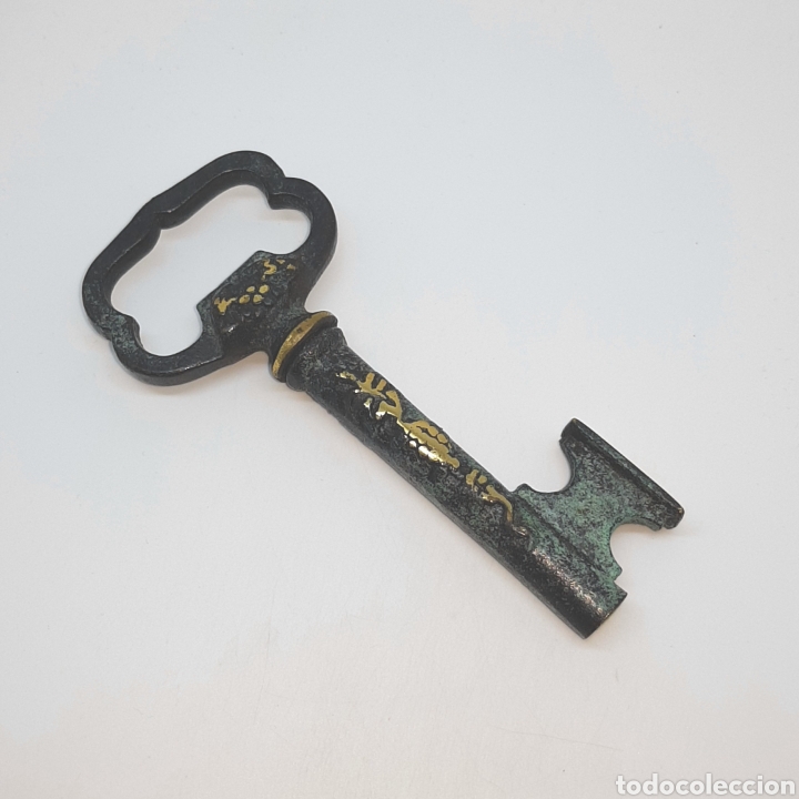 Antig&uuml;edades: CURIOSO ANTIGUO ABRE CORCHO EN FORMA DE LLAVE - Foto 2