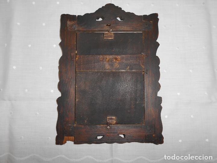 Antig&uuml;edades: ANTIGUO MARCO TALLADO EN MADERA - Foto 2