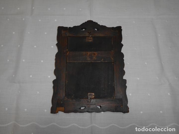 Antig&uuml;edades: ANTIGUO MARCO TALLADO EN MADERA - Foto 3